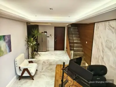Suhe Rongjing Duplex 2BR near Hanzhong Road apartment in Jing'an, Shanghai - Photo 2 thumbnail