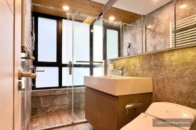 Suhe Rongjing Duplex 2BR near Hanzhong Road apartment in Jing'an, Shanghai - Photo 5 thumbnail