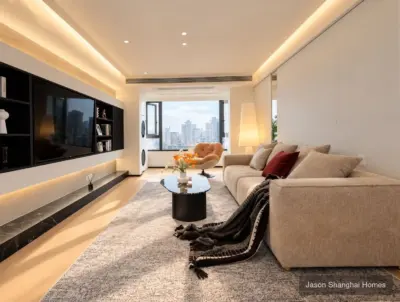 Xiehe Apartment 3BR with Enclosed Sunroom apartment in Jing'an, Shanghai - Photo 3 thumbnail