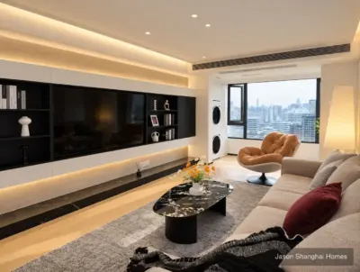 Xiehe Apartment 3BR with Enclosed Sunroom apartment in Jing'an, Shanghai - Photo 4 thumbnail