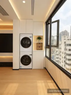 Xiehe Apartment 3BR with Enclosed Sunroom apartment in Jing'an, Shanghai - Photo 8 thumbnail