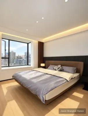 Xiehe Apartment 3BR with Enclosed Sunroom apartment in Jing'an, Shanghai - Photo 10 thumbnail
